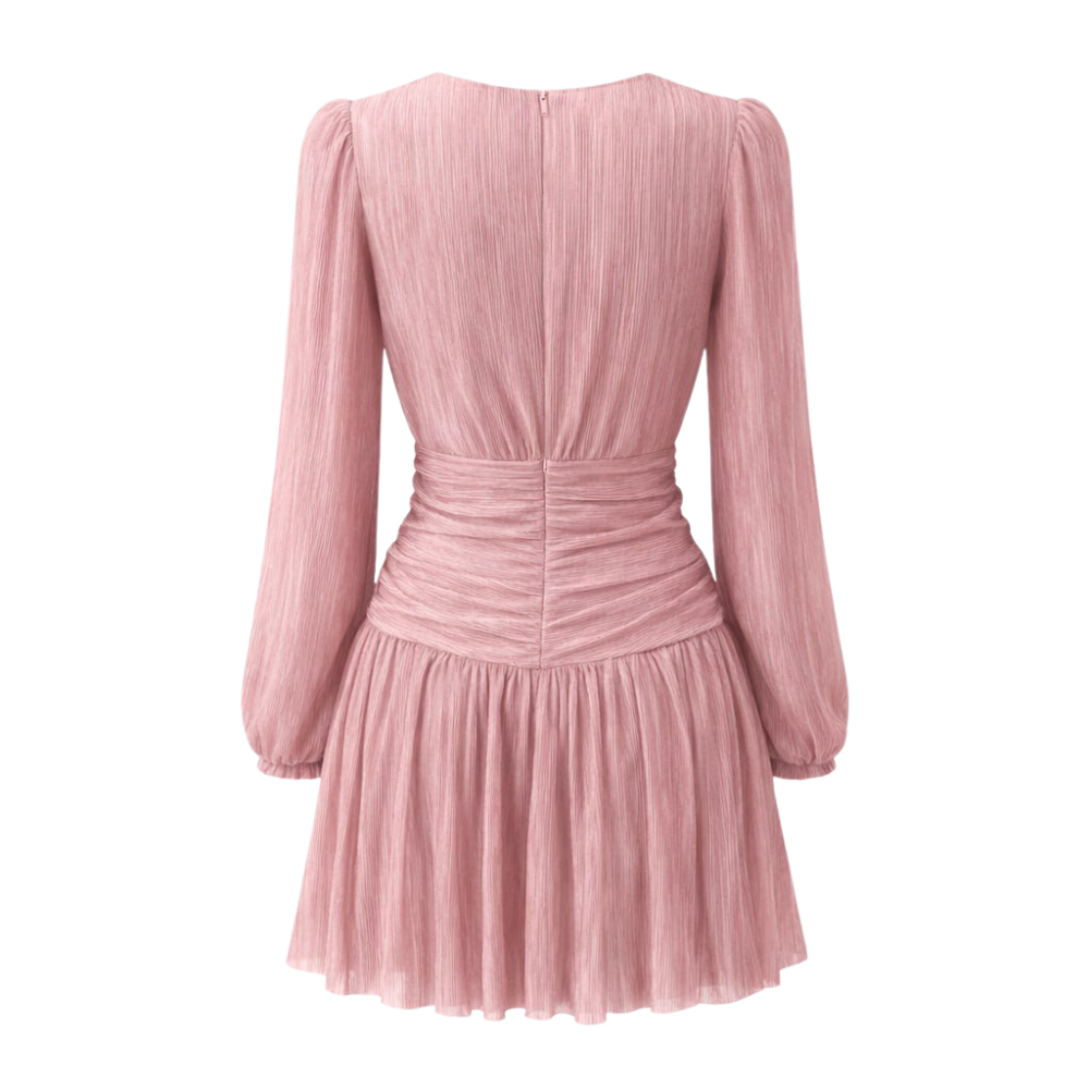 Elara Wrap Mini Dress