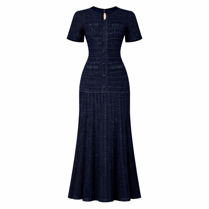 Sapphire Elegance Dress