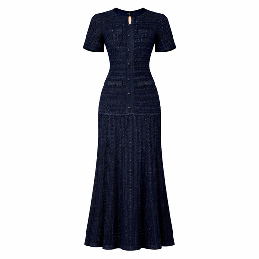 Sapphire Elegance Dress