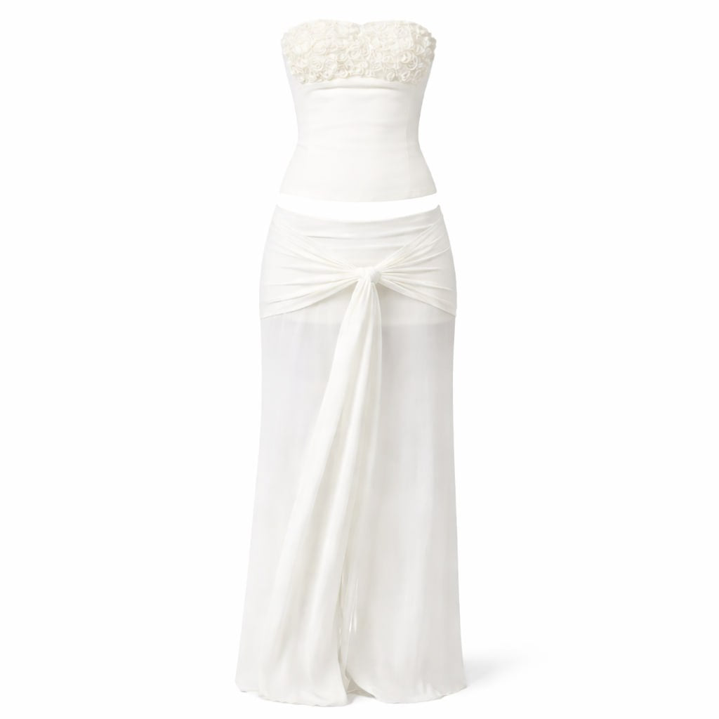 Ivory Bloom Two-Piece Set